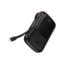Baseus 20W 10000mAh İphone Lightning Şarj Kablolu Dijital Ekranlı Powerbank