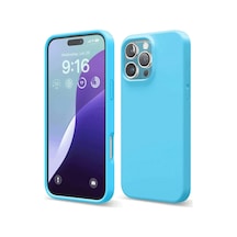 Apple İphone 16 Pro Max Kılıf Nano İçi Kadife Silikon - Mavi 0.2M-Çok Renkli