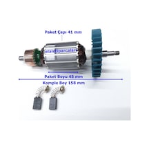 Makita Tipi Ga 6010 Endüvi Rotor Kollektör Ve Kömürü