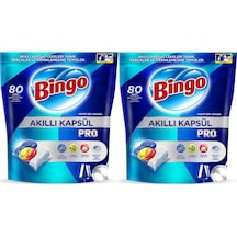 Bingo Akıllı Kapsül Pro Bulaşık Makinesi Deterjanı Tablet 160adet