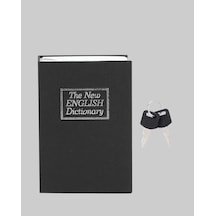 Kitap Kasa Anahtarlı Metal Gövde 18,5x11,5 Cm Gizli Model