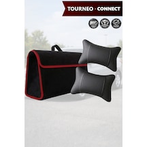 Tourneo Connect Uyumlu Siyah Renk Bagaj Çantası Koltuk Yastığı Lüks Model