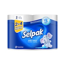 Selpak Dev Havlu 2 4 Rulo - 6 Adet Tarı
