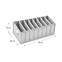 Çizgili Çekmece Ve Dolap Içi Akordiyon Organizer L