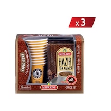 Altıncezve Hazır Türk Kahvesi Ofis Seti Sade 3'lü 10 x 7 G