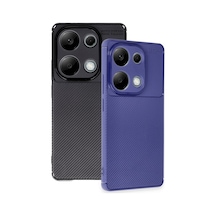 Note 13 Pro 4g Kılıf Auto Focus Karbon Kapak - Siyah