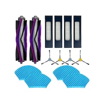 Midea M7 Ve M7 Pro İçin 1 Yıllık Yedek Set 14 Parça Fırça Filtre Mop Bezi Seti