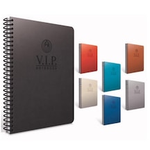 Gıpta Vıp A4 Kareli 140 Yp. Spr. Deri Kapak Defter 1081 Çeşitli Renk Ve Desen