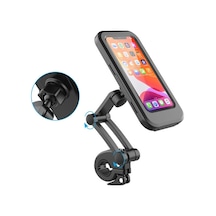 Portatif Universal Scooter Motosiklet Bisiklet Su Geçirmez Waterp Siyah