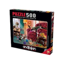 Anatolian 500 Parçalık Puzzle - Şımarık Kediler 3632