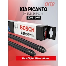 Kia Picanto Ön Ve Arka Silecek Takımı 2004-2010 Uyumlu Bosch Aerotwin Serisi 3'lü Set