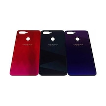 Oppo Ax7 Arka Kapak Pil Batarya Kapağı Kırmızı