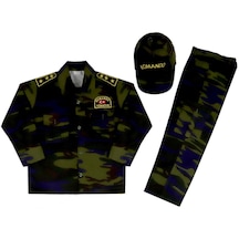 Unisex Komando Asker Kostümü Çocuk Kıyafeti (Oyuncaksız)