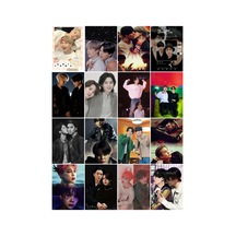 Kpop - Yoonmin Desenli Tasarım 16' L Fotokart Seti