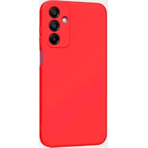 Newface - 94 - Samsung Galaxy A25 5g Kılıf First Silikon - Edntrend - - Kırmızı