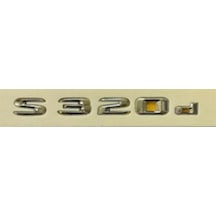 Mercedes Uyumlu Yazı S 320d Krom