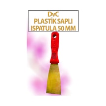 Plastik Saplı Spatula No 50 Ekonomik, Paslanmaz Spatula Ağız Genişliği 50 Mm