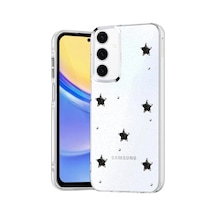 Newface Samsung Galaxy A35 5g Fiyonk Desenli Kapak - Desen 4 Şeffaf
