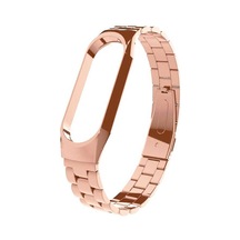 Xiaomi Mi Band 3 Uyumlu Krd-05 Metal Nvth Kordon-gold