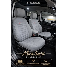 Ford Kuga 2008-2012 Uyumlu Mira Serisi Gri 5'li Oto Koltuk Minderi