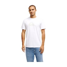 Quıksılver Quiksilver Ev Comp Logo Erkek Tişört Wbb0 Beyaz