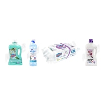 Bingo Yüzey Tem. Fresh 2.5 Lt + Oksi Jen 750 Ml + Yüzey Tem.havlusu 96'lı + Yüzey Tem. Fresh 2.5 Lt 4'lü Set Diğer