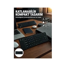 Kablosuz Katlanabilir Bluetooth Klavye Telefon Tablet Bilgisayar Uyumlu Kısa Deger