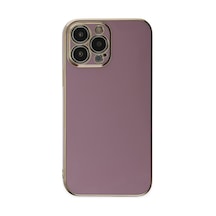 Apple iPhone Uyumlu 15 Pro Max Kılıf Volet Silikon - Mor Bz8683140618476