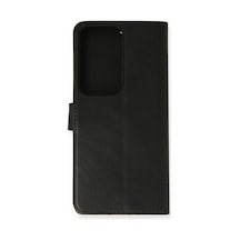 Samsung Uyumlu Galaxy S20 Ultra Trend S Plus Kapaklı Kılıf Siyah