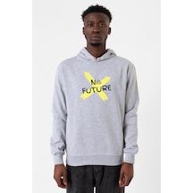 Dark No Future Grimelanj Erkek Kapşonlu 3ip Sweatshirt 001