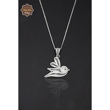Güvercin Tasarım 925 Ayar Saf Gümüş Telkari Kadın Kolye 201023984 Gümüş