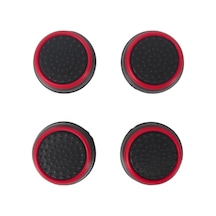 Ps4/ps5/xbox Analog Koruyucu 4lü Paket Siyah Kırmızı - Gp5-22