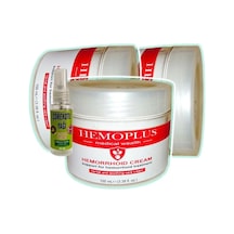 Süper Hemoplus 3x100 Ml Bakım Kremi + 30 Ml Çörek Otu Yağı İle