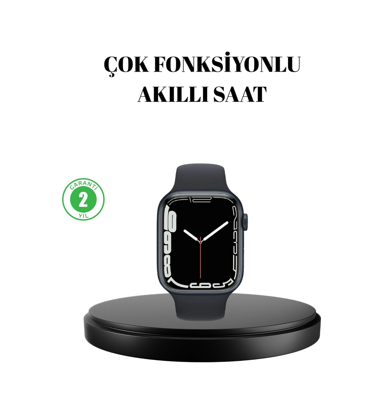 1.9 İnç Akıllı Saat Bluetooth 5.0, Kablosuz Şarjlı, Ip68 Su Geçirmez Akıllı Saat