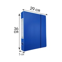 Arşiv ve Proje Kutusu 29X36X5Cm Mavi 5 Adet