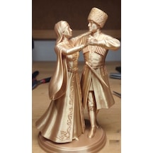 15 Cm Ev Ofis Masa Hediyelik Kafkas Adige Çerkes 3d Baskı Heykel