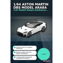 Model Araba 1/64 Aston Martin Dbs Stratus White Koleksiyonluk Araç Oyuncak Bx-316217