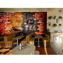 Coffee - Kafe İçin 3 Boyutlu Özel Tasarım Duvar Kağıdı (397456586)