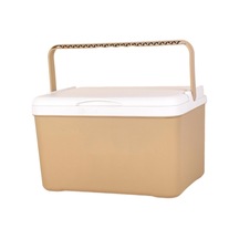 Suntek Yalıtımlı Soğutucu Kutu Dayanıklılık Taşınabilir Açık Kahverengi