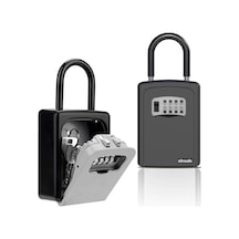 İnsafe Isc802Key Şifreli Çelik Kasa Anahtar Kasası Kutusu Siyah