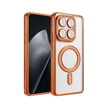 Xiaomi Mi 17t Joke Simli Magneticsafe Kılıf - Turuncu