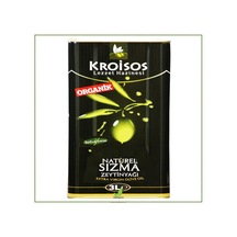 Kroisos Organik Naturel Sızma Zeytinyağı Teneke 3 L