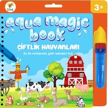 Lino Aqua Magic Book Su İle Boyama Kitabı Çiftlik Tfl-1007