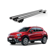 Kanca Fiat 500x 2014 Ve Sonrası Uyumlu Gri Kilitli Ara Atkı 120cm Port Bagaj Tavan Barı