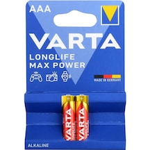 Varta 4703 Longlife Max Power Aaa İnce Kalem Pil 2li