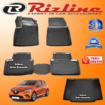 Clio 5 Hb 3D Paspas + Bagaj Havuzu 2020 Sonrası Set Rizline N11.4881