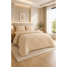 Formeya Bej Soft Silikon Yorgan Çift Kişilik 195 215 Bej