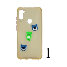 Nettech Samsung Galaxy A11 Uyumlu Maskot Seri Arka Koruma Kılıf - Şeffaf Şeffaf