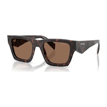 Prada 0pr A06s 17n06b 50 Unisex Güneş Gözlüğü Kahverengi