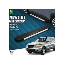 S-dizayn Hyundai Santa Fe Newline Krom Yan Basamak 163 Cm 2000-2006 A+ Kalite